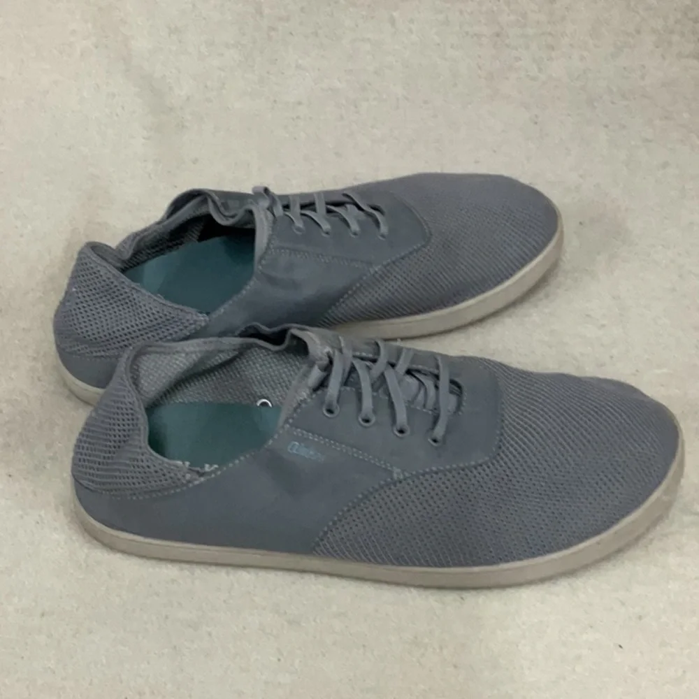 Blue olukai slide on shoe